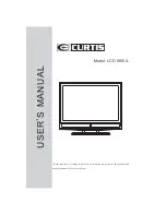 Предварительный просмотр 1 страницы Curtis LCD1905A User Manual