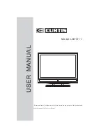 Curtis LCD1911 User Manual preview