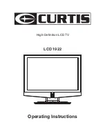 Curtis LCD1922 Operating Instructions Manual preview