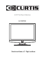 Preview for 18 page of Curtis LCD1922 Operating Instructions Manual