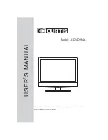 Preview for 1 page of Curtis LCDVD194A User Manual