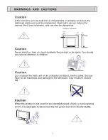 Preview for 6 page of Curtis LCP4210 Operation Manual