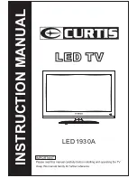 Preview for 1 page of Curtis LED1930A Instruction Manual