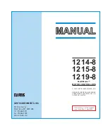 Curtis MultiMode 1214-8 Manual preview