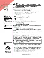 Предварительный просмотр 1 страницы Curtis PC-3GT Instruction Manual