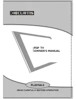 Preview for 1 page of Curtis PL4210A-2 Owner'S Manual