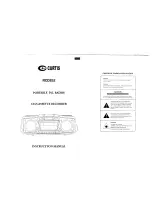 Preview for 1 page of Curtis RCD252 Instruction Manual