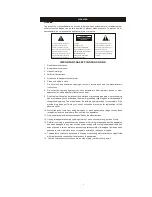 Предварительный просмотр 2 страницы Curtis RCD309 Instruction Manual