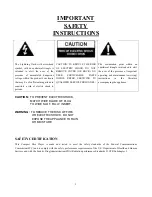 Preview for 2 page of Curtis RCD544 Instruction Manual