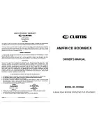 Curtis RCD668 Owner'S Manual preview