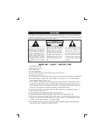 Preview for 3 page of Curtis RCD744 Instruction Manual