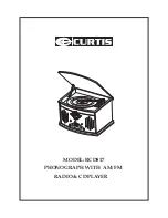 Preview for 1 page of Curtis RCD817 User Manual