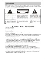 Preview for 2 page of Curtis RCD820 User Manual