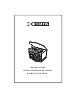 Curtis rcd823 User Manual preview