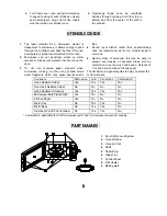 Предварительный просмотр 6 страницы Curtis SUNBEAM SMW5500 Owner'S Manual