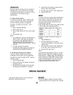 Предварительный просмотр 9 страницы Curtis SUNBEAM SMW5500 Owner'S Manual