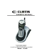 Curtis TC590 Owner'S Manual preview