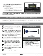 Preview for 4 page of Curtis TFT1G3040 Manual And Cleaning Instructions