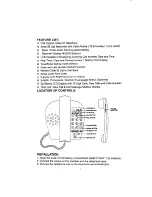 Preview for 2 page of Curtis TID815 Operation Manual