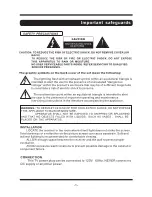 Предварительный просмотр 3 страницы Curtis TV1311 Manual