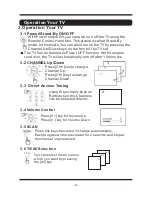 Предварительный просмотр 8 страницы Curtis TV1311 Manual