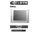 Curtis TV2710B Operation Manual preview