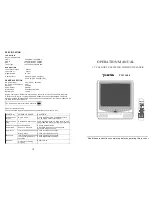 Curtis TVD1400 Operation Manual preview