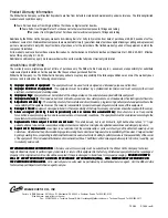 Предварительный просмотр 8 страницы Curtis WB-10 -12 Installation Instructions Manual