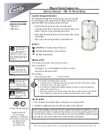 Curtis WB-10-60 Service Manual preview