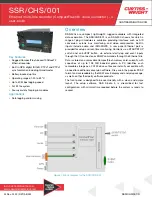 Curtiss-Wright SSR/CHS/001 Manual preview