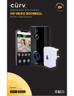 Preview for 1 page of Curv HD VIDEO DOORBELL Instruction Manual