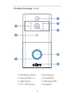 Preview for 2 page of Curv HD VIDEO DOORBELL Instruction Manual