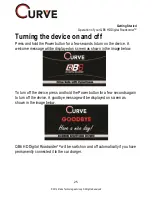 Preview for 25 page of Curve QB6 User Manual