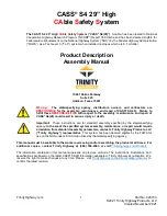 Preview for 2 page of Curve TRINITI HIGHWAY CASS S4 Product Description Assembly Manual