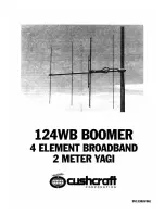 CUSHCRAFT 124WB Boomer User Manual preview