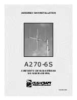 Preview for 1 page of CUSHCRAFT A270-6S Assembly And Installation Manual