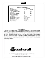 Предварительный просмотр 5 страницы CUSHCRAFT AR-270B Assembly And Installation