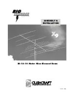 CUSHCRAFT BIG THUNDER Series Manual preview