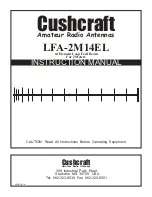 Preview for 1 page of CUSHCRAFT LFA-2M14EL Instruction Manual