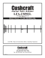 CUSHCRAFT LFA-2M9EL Instruction Manual preview