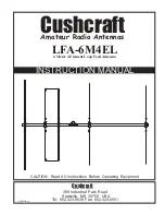 Preview for 1 page of CUSHCRAFT LFA-6M4EL Instruction Manual