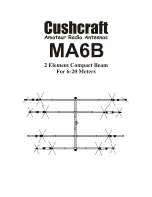 CUSHCRAFT MA6B Manual предпросмотр