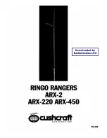 CUSHCRAFT Ringo Ranger ARX-220 Installation Instructions Manual preview