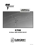 CUSHCRAFT X740 Assembly & Installation preview