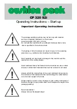 Preview for 4 page of Cushion Pack CP 320 S2i Operating Instructions Manual