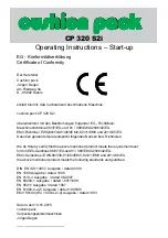 Preview for 10 page of Cushion Pack CP 320 S2i Operating Instructions Manual