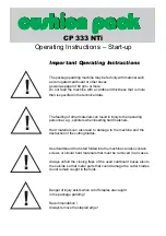 Preview for 4 page of Cushion Pack CP 333 NTi Operating Instructions Manual