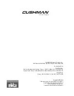 Preview for 64 page of Cushman 2007 COMMANDER 2100 Owner'S Manual And Service Manual