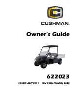 Preview for 1 page of Cushman 2012 HAULER 1000 Owner'S Manual