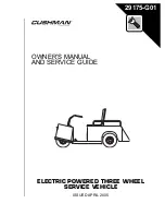 Preview for 1 page of Cushman 29175-G01 Owner'S Manual And Service Manual